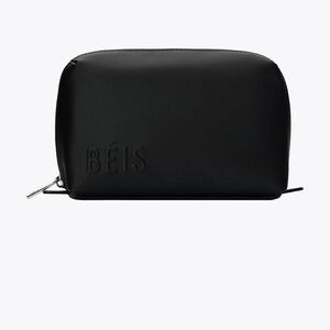 Béis the small cosmetic pouch in black. NWT